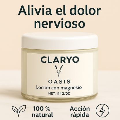 Claryo – Alivia el dolor nervioso y los calambres nocturnos de forma natural desde las primeras aplicaciones
